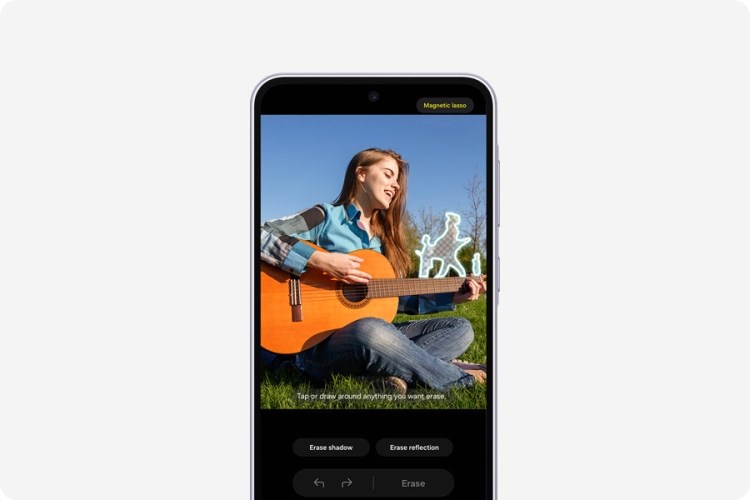 Samsung Galaxy A36 5G mazání objektů